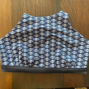 Women’s Athleta Navy bikini top 36d/dd